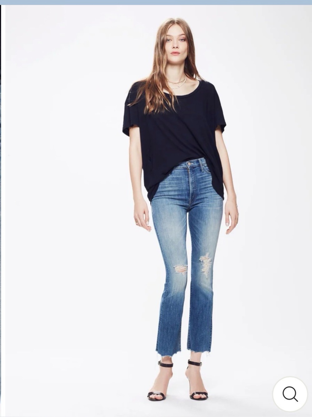 Mother Jeans Hustler ankle chew, color-Mums the word. Size 29